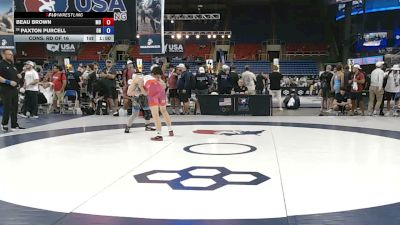 165 lbs Cons. Rd Of 16 - Beau Brown, Missouri vs Paxton Purcell, Ohio