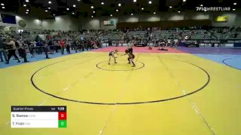 76 lbs Quarterfinal - Sky Ramos, Sunkist Kids Monster Garage vs Tracen Frain, Powerhouse Wrestling Club