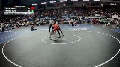 D 1 165 lbs Champ. Round 1 - Marcus Gray, Fontainebleau vs Larry Davis, Parkway