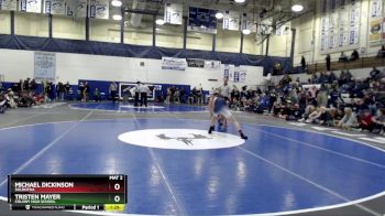 152 lbs 1st Place Match - Michael Dickinson, Soldotna vs Tristen Mayer, Colony High School