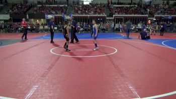 74 lbs Champ. Round 2 - Connor McKnight, Shepherd Wrestling Club vs Elias Jordan, Grand Forks Gladiators