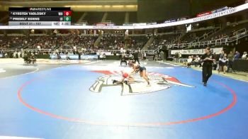 107 lbs Champ. Round 1 - Kyrsten Yadlosky, Windsor-4 vs Presely Eidens, Long Beach-8