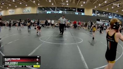 60 lbs Round 1 (6 Team) - Taze Daniels, SouthWest Elite vs Blake Proctor, Quest