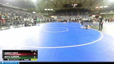 82 lbs Champ. Round 1 - Jarrett Wirtz, Ascend Wrestling Academy vs Boyce Aldridge, Steelclaw Wrestling Club