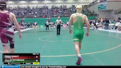 157 lbs Quarters & 1st Wb (16 Team) - Finian Manley, Hillgrove vs Callum McCormack, Buford HS