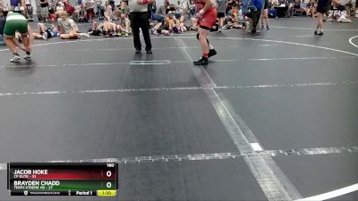 160 lbs Round 4 (6 Team) - Brayden Chadd, Terps Xtreme MS vs Jacob Hoke, CP Elite