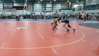 100 lbs Quarterfinal - Gennaro Calvani, Cavalier Wrestling Club vs Don Epstein, Darkhorse Wrestling