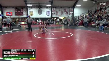 Round 1 - Esther Ponce, Tomahawk Wrestling Club vs Lana Weisinger, Fort Madison