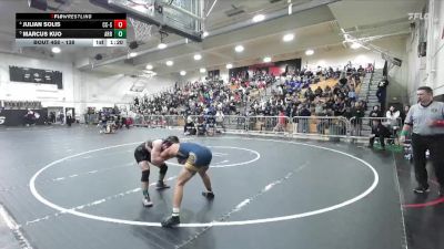 138 lbs Quarterfinal - Marcus Kuo, Arroyo vs Julian Solis, Calvary Chapel/SA