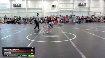 48 lbs Round 3 (6 Team) - William Johnson, Neighborhood WC vs Jack Lee, NOVA Wrestling Club