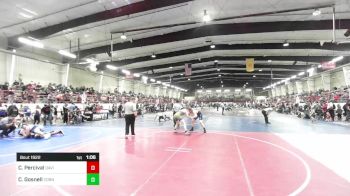 190 lbs Quarterfinal - Carter Percival, Davis WC vs Cole Gosnell, Cornerstone WC