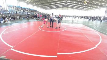 100 lbs Consolation - Juanito Lopez, EspaÃ±ola Jr Wrestling vs Michael Gutierrez, Desert Dogs WC