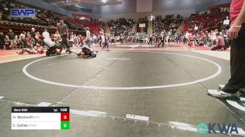 80 lbs Round Of 16 - Hayden Beckwith, Miami Takedown Club vs Cole Gallier, Verdigris Youth Wrestling