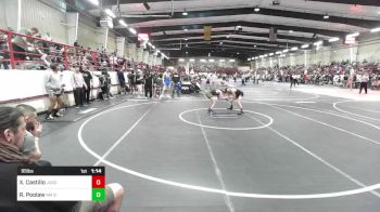 95 lbs Final - Xavier Castillo, Juggernaut Wrestling Club vs Ricardo Poolaw, NM Bad Boyz