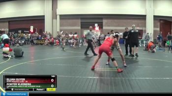 140 lbs Round 5 (6 Team) - Elijah Guyer, Elite Athletic Club vs Porter Kleeberg, Contenders Wrestling Academy Blue