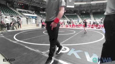 46 lbs Rr Rnd 1 - Blakely Torix, Oklahoma Supergirls 9U vs Hunter Prose, Mojo Grappling Academy