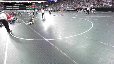 D1-126 lbs Semifinal - Carson Neubert, Luxemburg-Casco vs Lincoln Flayter, Hartford Union