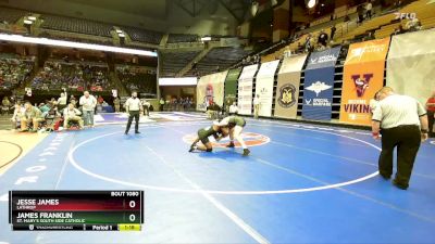 165 Class 1 lbs Champ. Round 1 - Jesse James, Lathrop vs James Franklin, St. Mary`s South Side Catholic