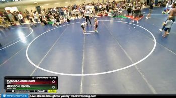 42-44 lbs Round 1 - Makayla Anderson, JWC vs Grayson Jensen, Westlake