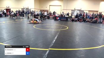 61 kg Rnd Of 64 - Dylan Coward, Potomac Premier Wrestling Club And RTC vs Jacob Jones, Air Force Regional Training Center
