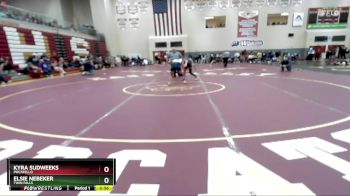 100 lbs Cons. Round 3 - Elsie Nebeker, Twin Falls vs Kyra Sudweeks, Pocatello