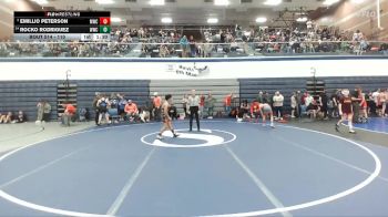 110 lbs Champ. Round 2 - Emillio Peterson, Madison Wrestling Club vs Rocko Rodriguez, Warhawk Wrestling Club