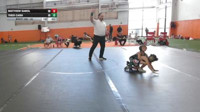 40 lbs Round 5 - Matthew Sabol, Valor Wrestling vs Theo Cash, Ohio Gold