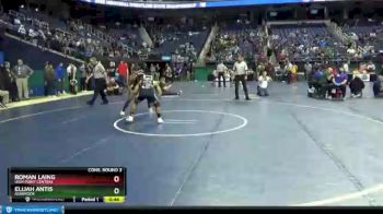 3A 160 lbs Cons. Round 3 - Roman Laing, High Point Central vs Elijah Antis, Ashbrook