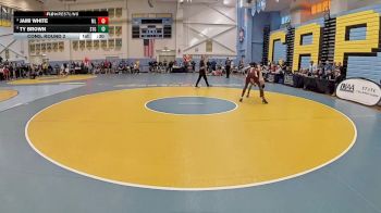 157 lbs Cons. Round 2 - Jami White, Milford Senior vs Ty Brown, St Georges Tech HS