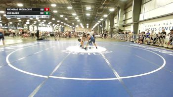 160 lbs Rr Rnd 3 - Nicholas Migliaccio, Vougars Wrestling vs Joe Baker, Doughboy Black