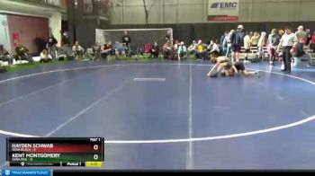 80 lbs Round 2 (6 Team) - Hayden Schwab, Iowa Black vs Kent Montgomery, Iowa Red