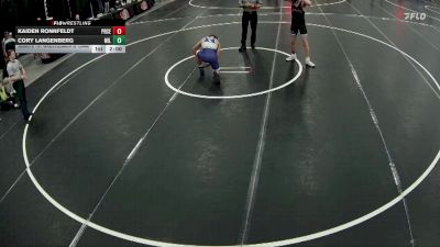 165 lbs Semis & 1st Wrestleback (8 Team) - Kaiden Ronnfeldt, Pierce vs Cory Langenberg, Milford
