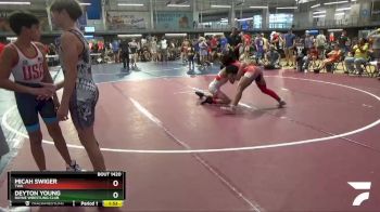 106 lbs Quarterfinal - Micah Swiger, TWA vs Deyton Young, Rayne Wrestling Club