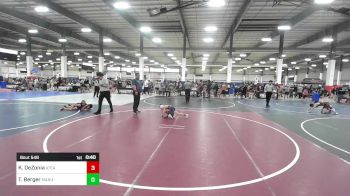 57 lbs 2nd Place - Kash DeZonia, Ateam vs Taig Berger, Manu WC