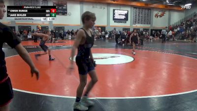 80 lbs Quarterfinal - Owen Runge, Hawkeye Wrestling Academy vs Jake Bixler, Anamosa Wrestling Club