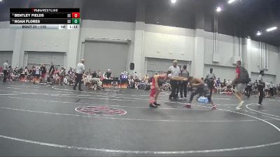 110 lbs Semifinal - Noah Flores, Blackman Wrestling Club vs Bentley Fields, Backyard Brawlers Midwest