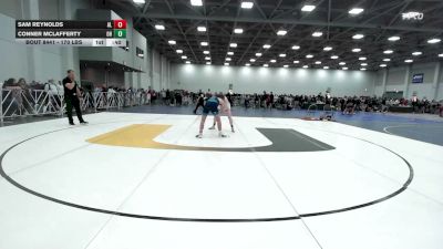 170 lbs Consi Of 32 #1 - Sam Reynolds, AL vs Conner McLafferty, OH