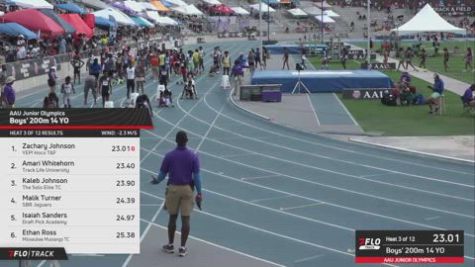 2026 AAU Junior Olympic Games - Youth Boys' 200m, Prelims 4 - Age 14
