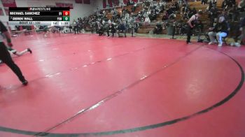 132 lbs Champ. Round 1 - Michael Sanchez, Bonita Vista vs Derek Wall, Poway
