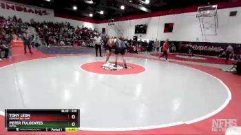 220 lbs Cons. Round 1 - Tony Leon, Corona Del Mar vs Peter Fulgentes, Royal