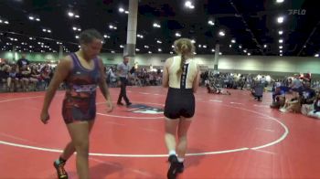 140 lbs Round 2 (8 Team) - Gretchen Donally, Montana vs Joely Adams, FC Boom Squad