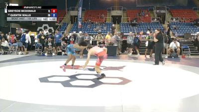 106 lbs Champ. Rd Of 64 - Greyson McDonald, Florida vs Quentin Walls, California