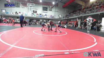 84-92 lbs Quarterfinal - Tristen Cross, Brushy Wrestling Club vs Toren Gates, Sallisaw Takedown Club