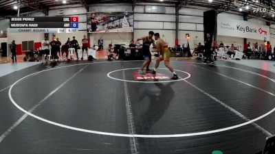 97 kg Champ. Round 1 - Jesse Perez, Life U Club Lucha Wrestling vs Mustafa Hadi, Arlington Virginia