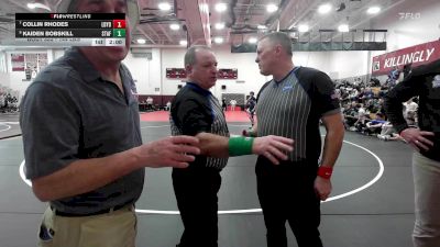 144 lbs Semifinal - Collin Rhodes, Ledyard vs Kaiden Bobskill, Stafford