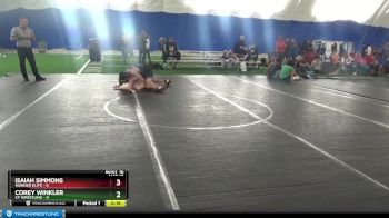 98 lbs Round 4 (8 Team) - Cole Speer, CP Wrestling vs Daniel Mcgarr, Warner Elite