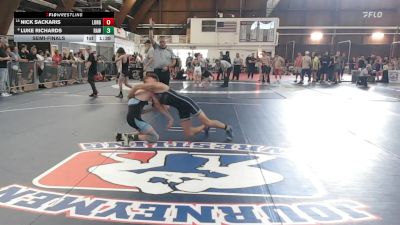 113 lbs Semifinal - Nick Sackaris, Long Beach High School vs Luke Richards, Raw