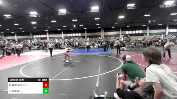 109 lbs Consi Of 16 #1 - Grace Belmont, Wolfpack WC vs Tommy Stone, All In Wr Acd