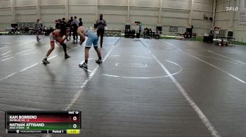 126 lbs Round 5 (6 Team) - Kam Borrero, Rambler WC vs Nathan Attisano, Ohio Storm