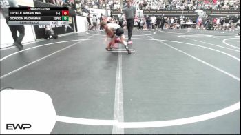 60 lbs Semifinal - Lucille Spradling, F-5 Grappling vs Gordon Plowman, South Central Punisher Wrestling Club